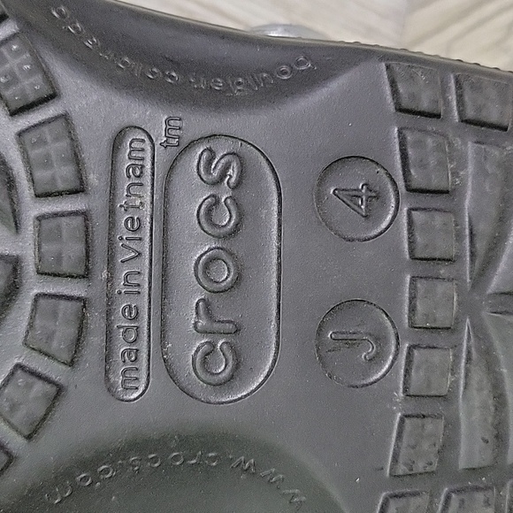 CROCS Kids Shoes in Black with Colorful Accents - Picture 8 of 10